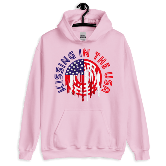 ICSAR:  Unisex Hoodie "Kissing in the USA" -- Unisex