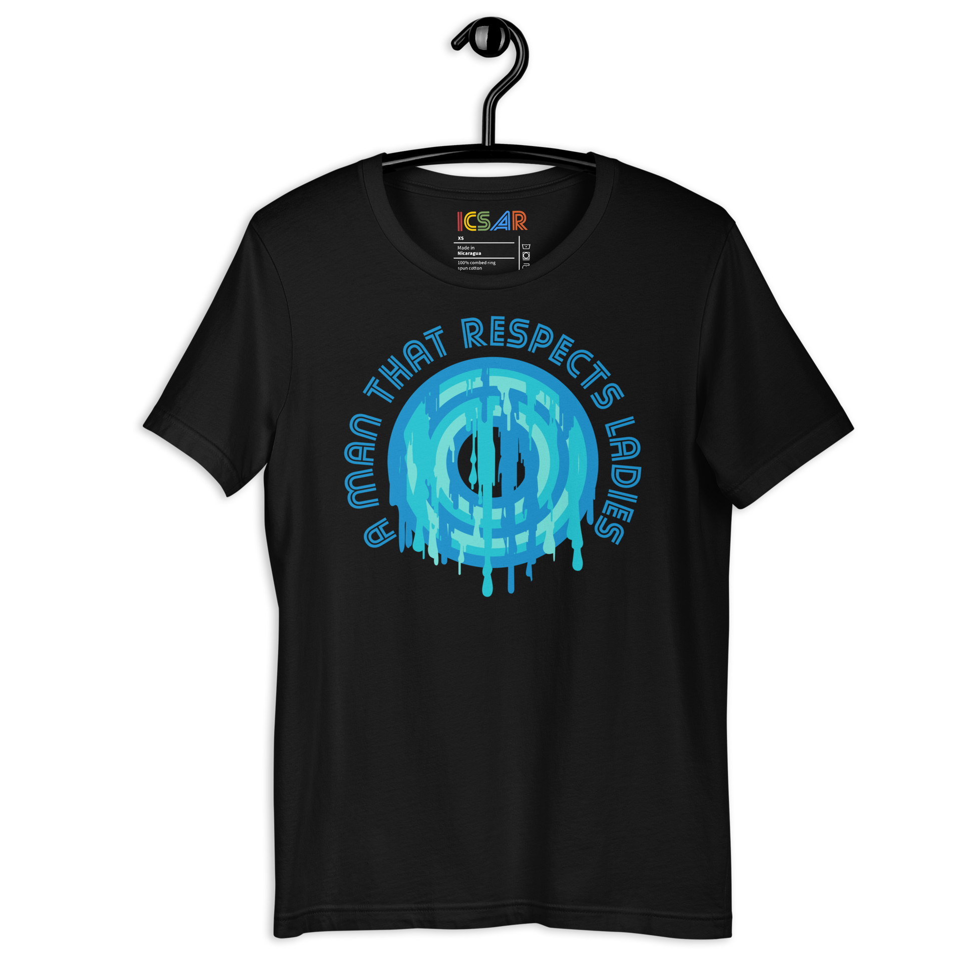 ICSAR:  Unisex T-Shirt "A man that respects ladies" -- Fun Ones, Unisex