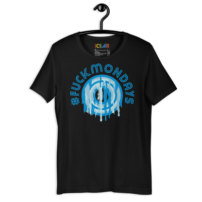 ICSAR:  Unisex T-Shirt "#FuckMondays" -- Home block 2, Unisex