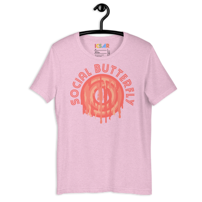 ICSAR:  Unisex T-Shirt "Social Butterfly" -- Unisex